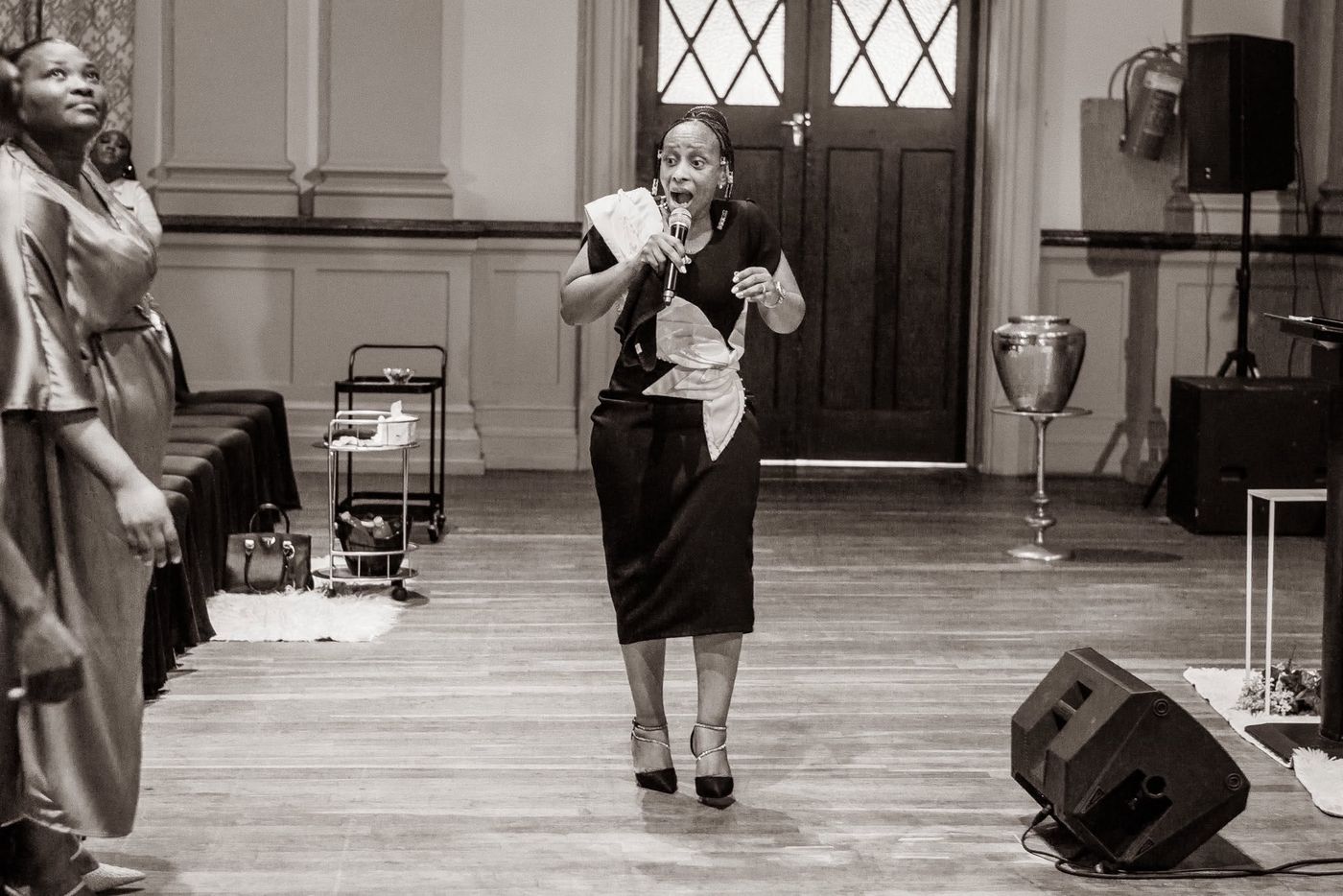 Ministering during worship