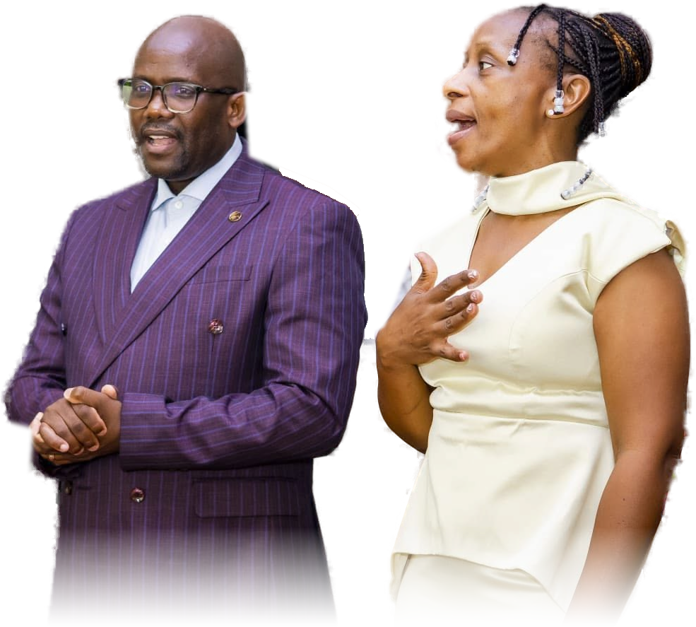 Apostle PD Ngcobo and Prophet TL Ngcobo